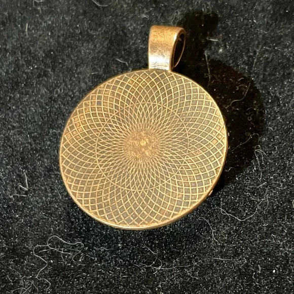 2/35 or $25 Handmade Peach & Blue Salted Alcohol Ink Art Under Glass - Picture 2 of 2